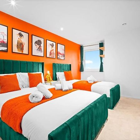 Spacious 2 Bed Apt B'Ham Cc With Parking Sleeps 7 Birmingham Luaran gambar