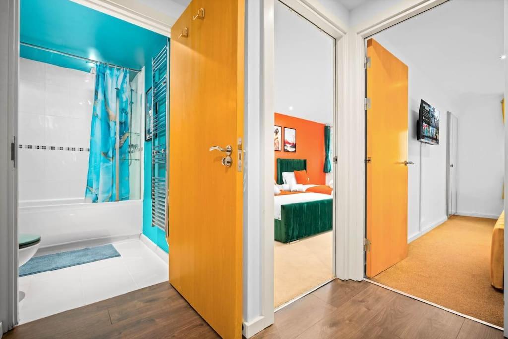 Spacious 2 Bed Apt B'Ham Cc With Parking Sleeps 7 Birmingham Luaran gambar